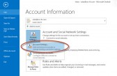 วิธีการตั้งค่าอีเมล์ (POP3) ใน Outlook 2013