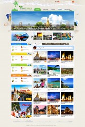 ผลงานทำเว็บไซต์ Travel Thailand